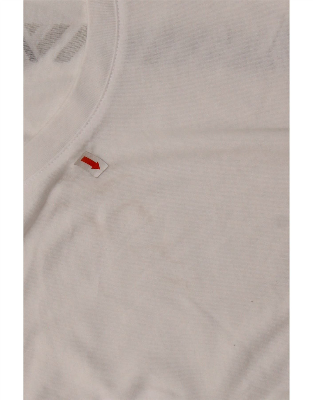 NEW BALANCE Womens Crop Graphic T-Shirt Top UK 10 Small White Cotton