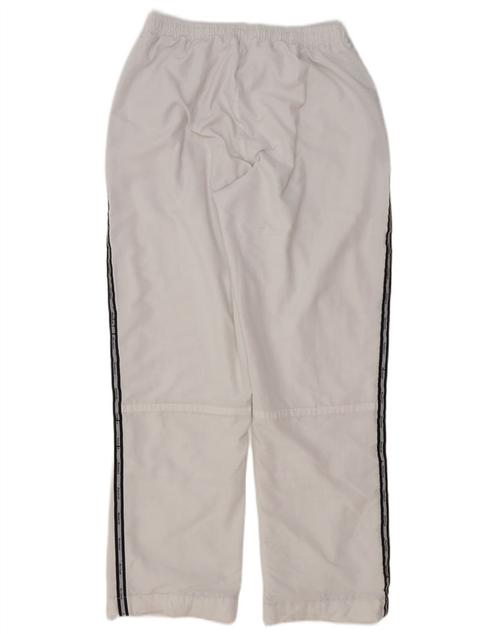 Reebok Mens Graphic Tracksuit Trousers Medium  White Colourblock Polyester