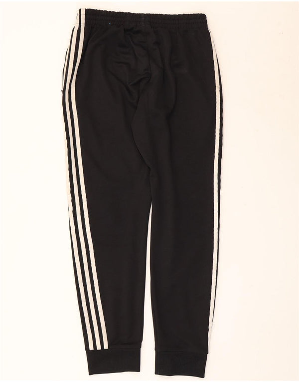 Adidas Womens Tracksuit Trousers Joggers UK 14 Medium  Black Polyester