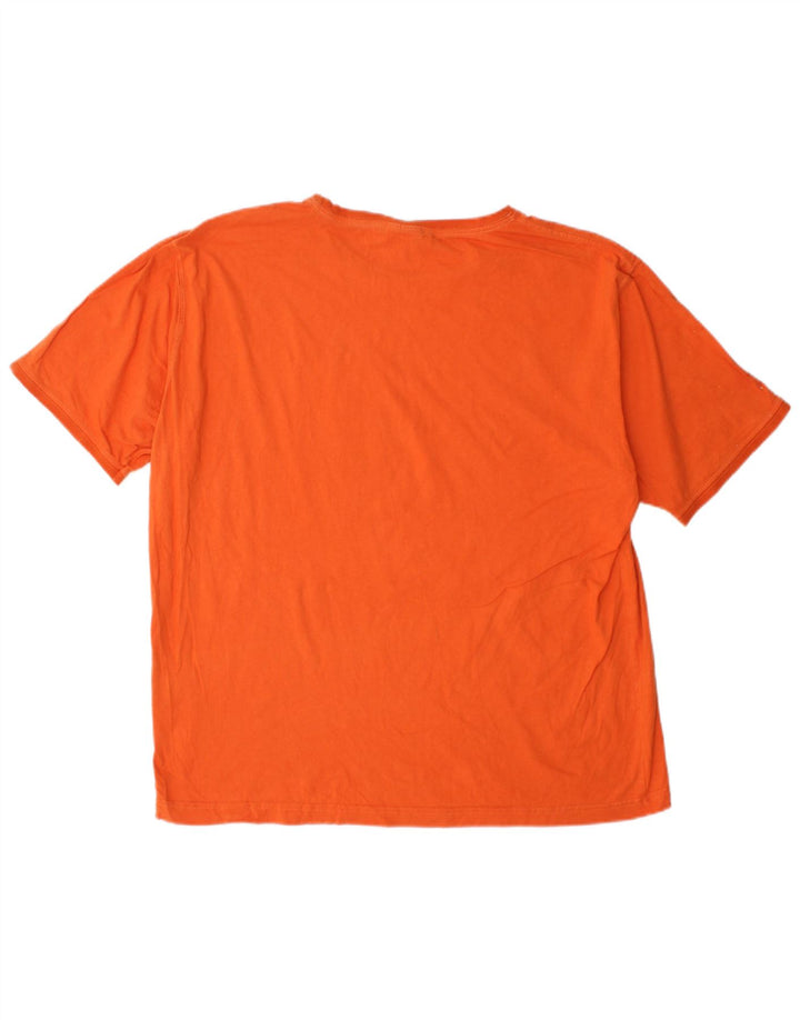 NORTH SAILS Mens T-Shirt Top 2XL Orange Cotton