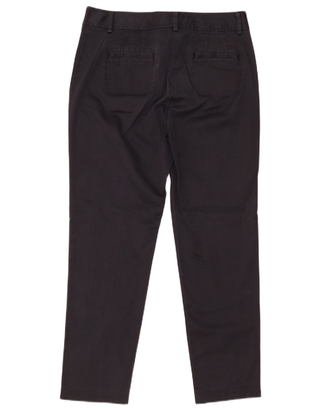ORVIS Womens Slim Casual Trousers US 8 Medium W28 L27 Black Cotton