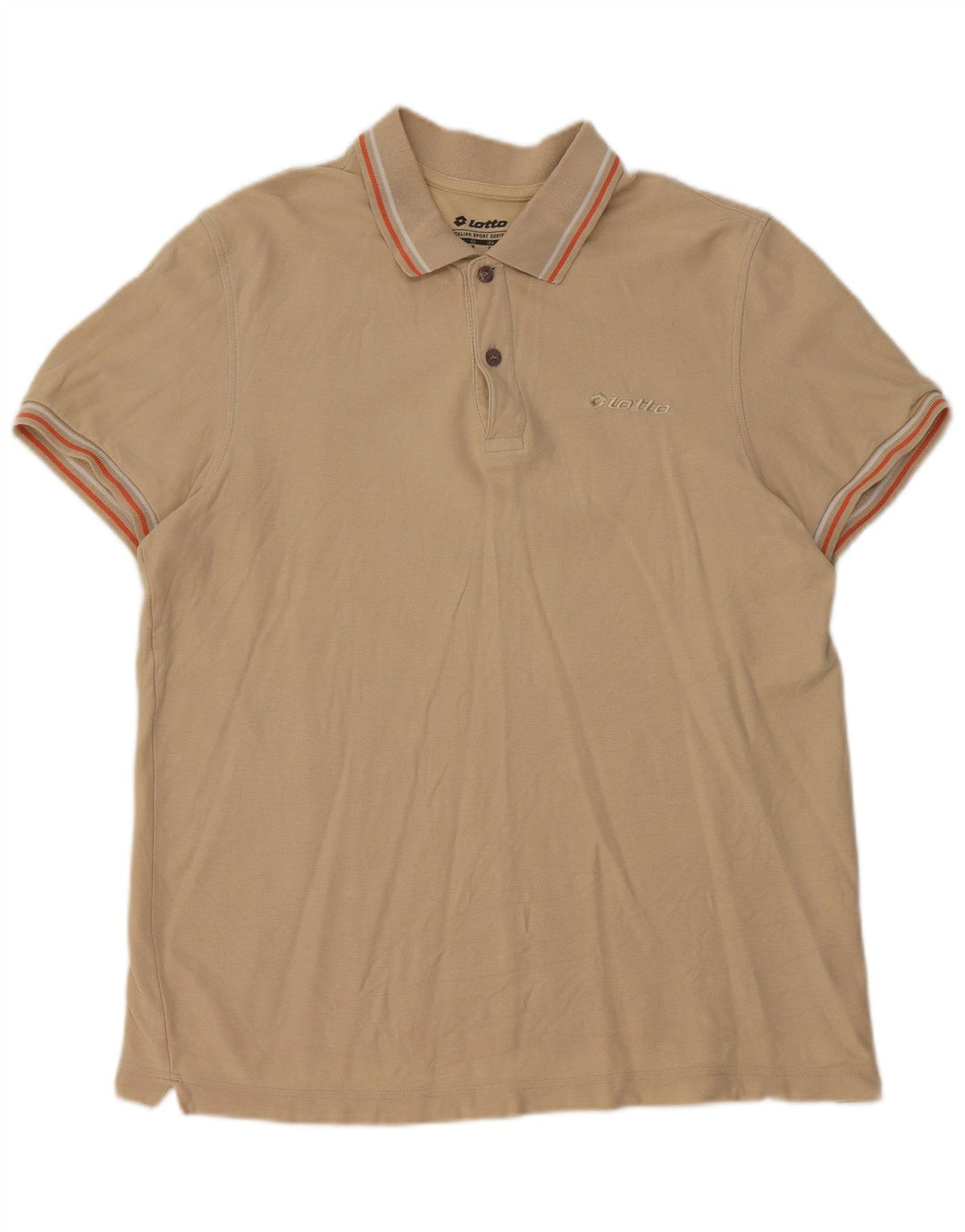 Lotto Mens Polo Shirt Medium Beige
