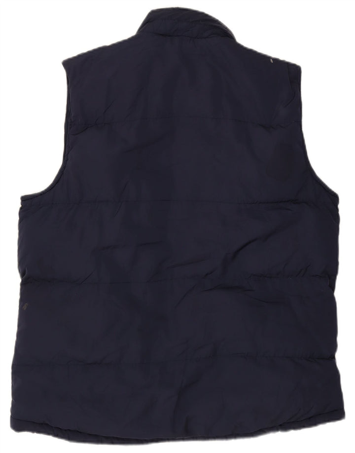 Crew Clothing Mens Padded Gilet UK 38 Medium Navy Blue Polyester