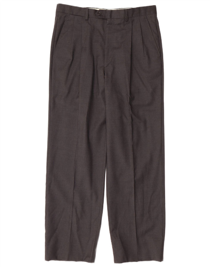 VALENTINO Mens Double Breasted 2 Piece Suit IT 50 Large W34 L30  Grey