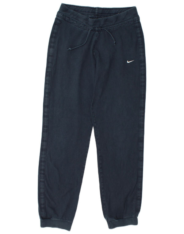 NIKE Womens Tracksuit Trousers Joggers UK 14 Medium  Navy Blue