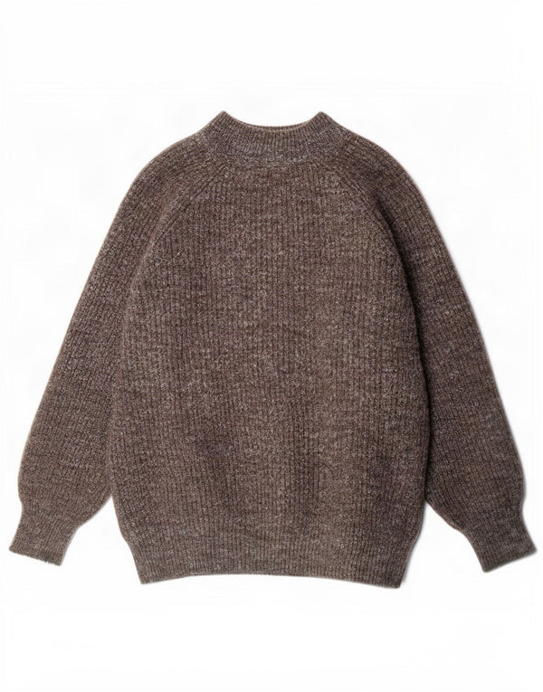AUSTRALIAN L'ALPINA Mens Turtle Neck Jumper Sweater IT 54 XL Brown Flecked