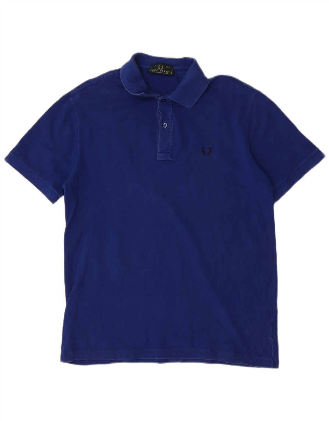 Fred Perry Mens Polo Shirt Medium Navy Blue Cotton