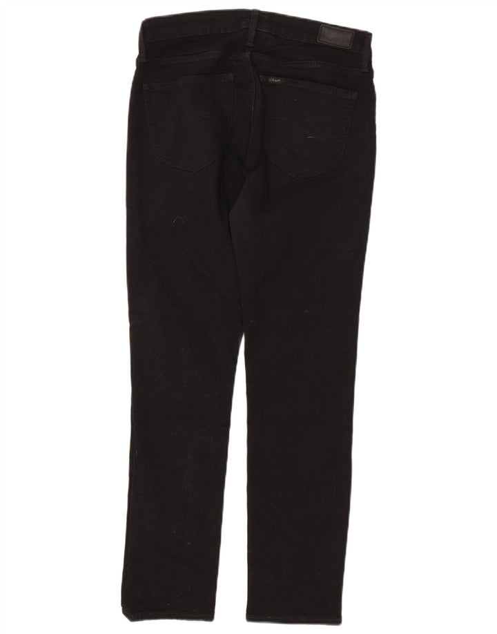 LEE Womens Elly Slim Jeans W30 L28 Black Cotton