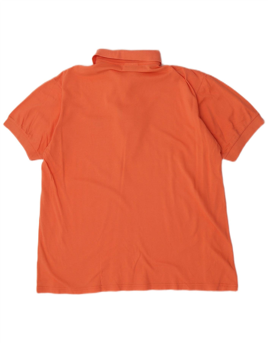 Sergio Tacchini Mens Polo Shirt Medium Orange Cotton