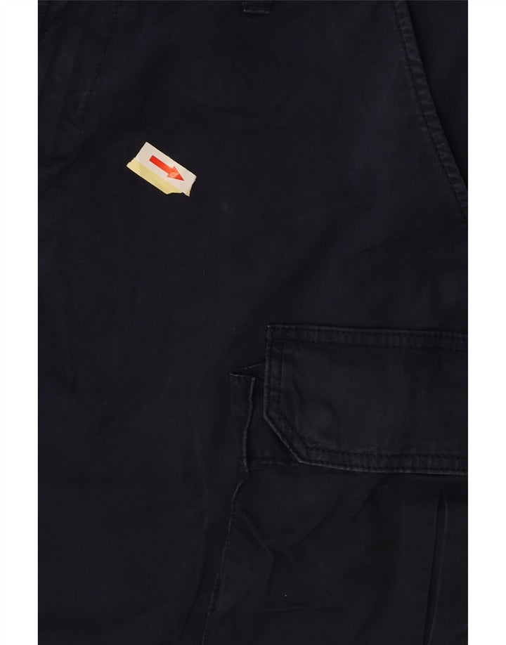 NAPAPIJRI Mens Cargo Shorts W32 Medium  Navy Blue Cotton