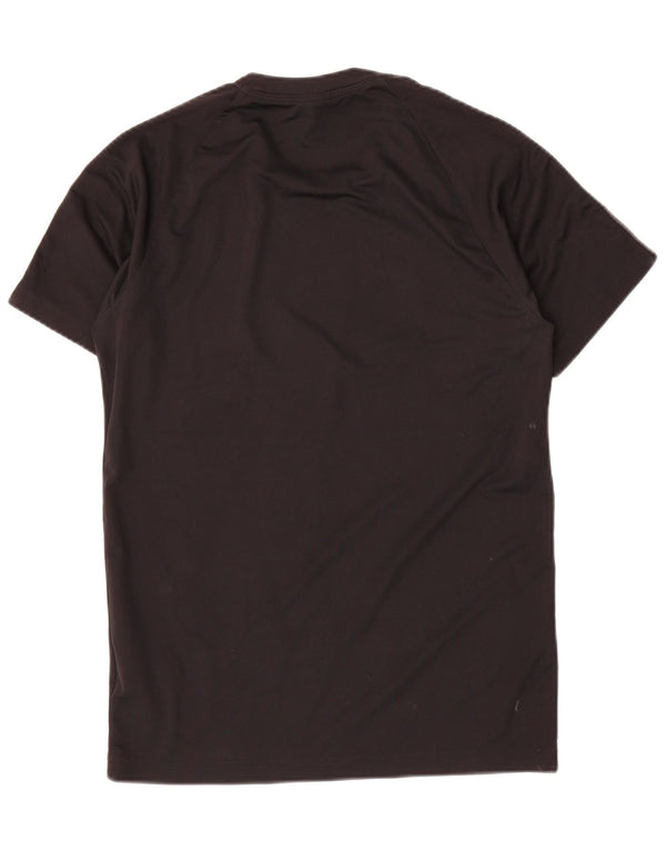 Adidas Mens T-Shirt Top Small Black Polyester