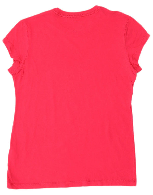 Nike Girls Graphic T-Shirt Top 12-13 Years Large Pink Cotton