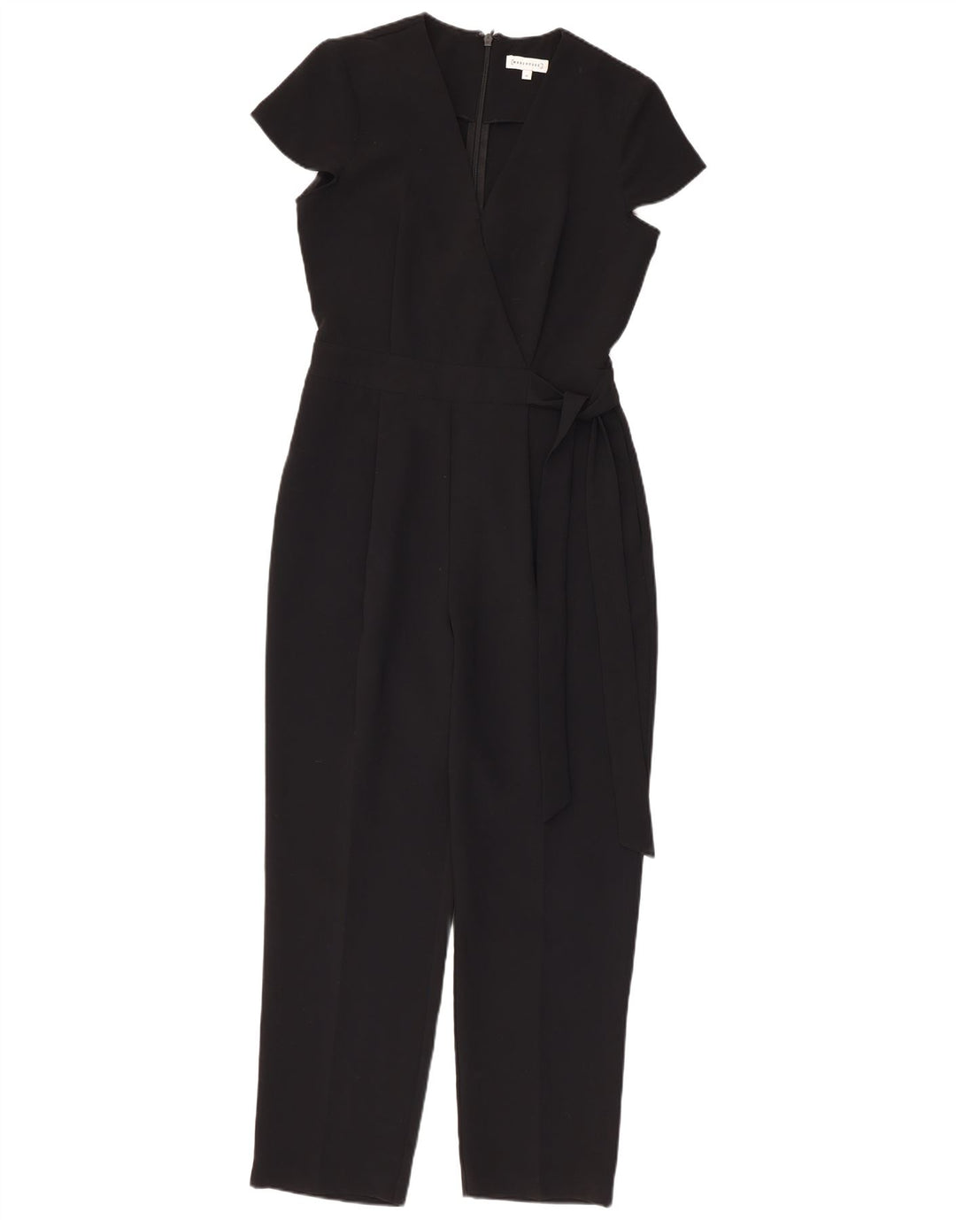 WAREHOUSE Womens Jumpsuit UK 10 Small  Black Polyester