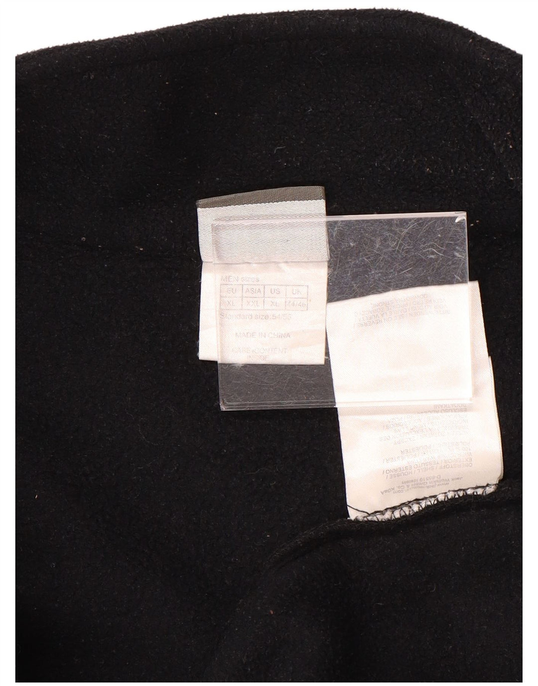 Jack Wolfskin Mens Liner Fleece Jacket UK 44/46 XL Black Polyester