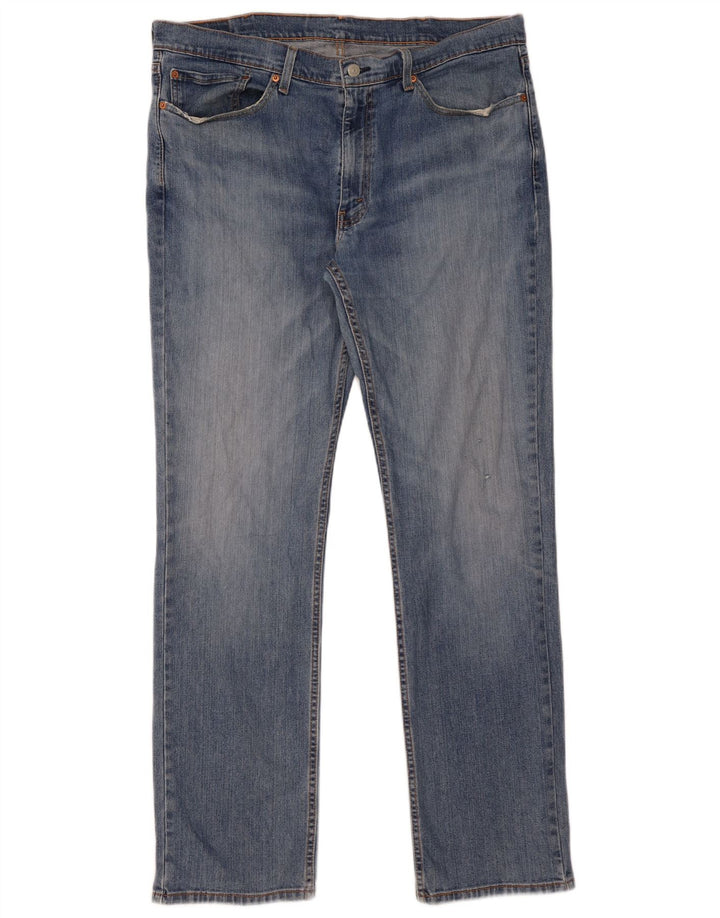 LEVI'S Mens 514 Straight Jeans W38 L34 Blue Cotton