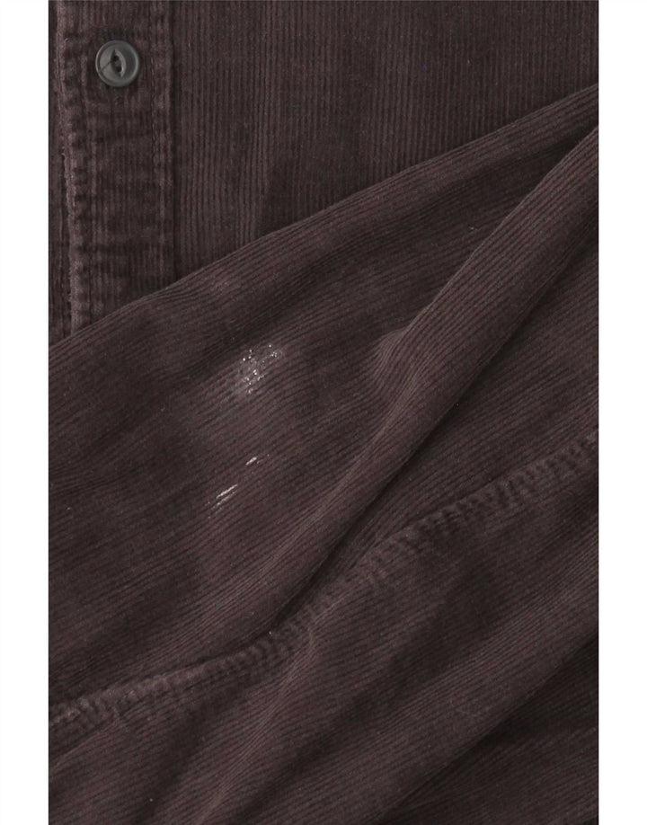 Levi's Mens Corduroy Shirt XL Grey Cotton