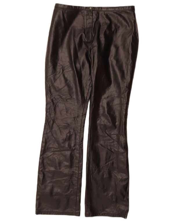 VINTAGE Womens Bootcut Casual Trousers US 9 Medium W28 L30 Black