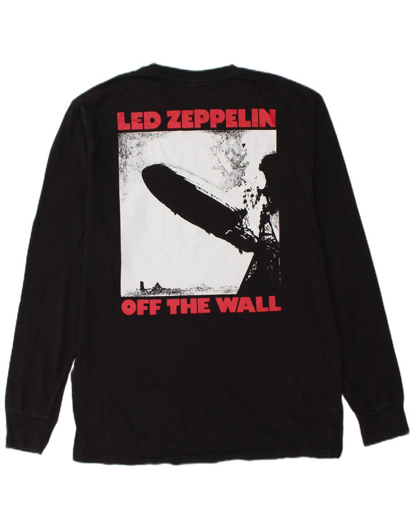 VANS Mens Classic Fit Graphic Top Long Sleeve Medium Black Cotton