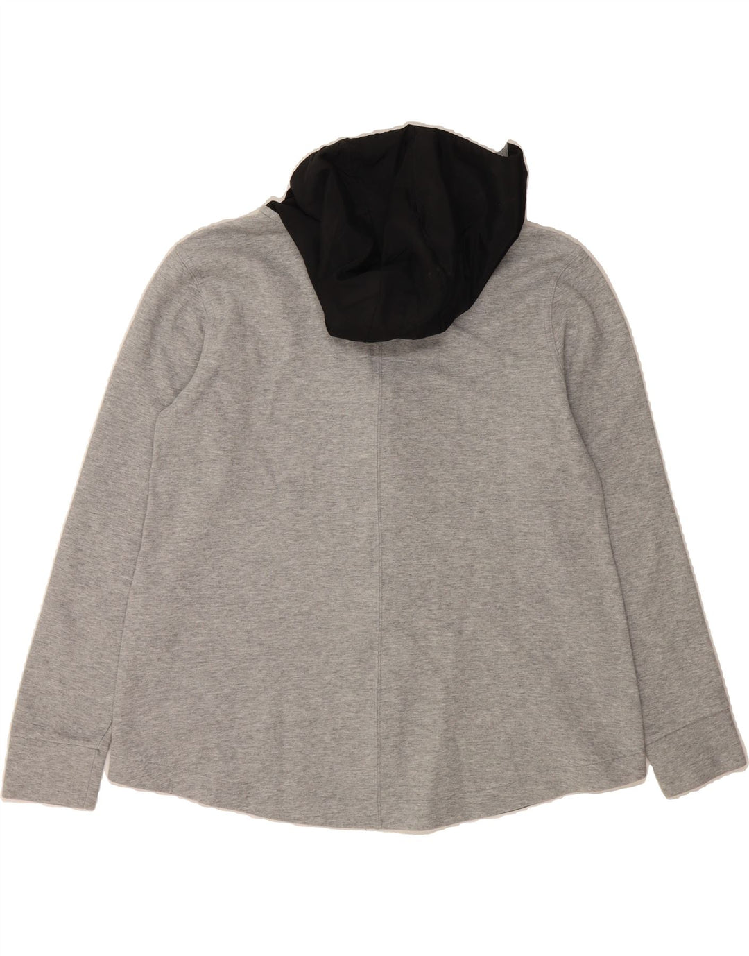 NIKE Mens Zip Hoodie Sweater Small Grey Colourblock Vintage Nike and Second-Hand Nike from Messina Hembry 