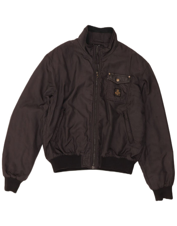 Refrigiwear Mens Bomber Jacket UK 42 XL Black Polyamide