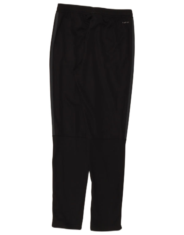 Adidas Boys Aeroready Tracksuit Trousers 13-14 Years Black Polyester