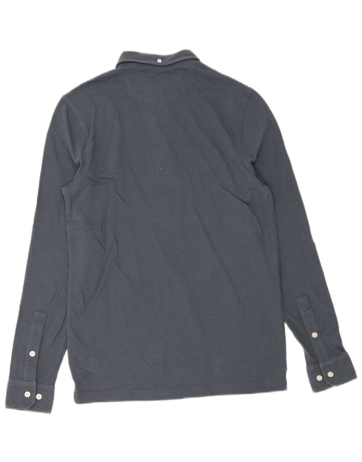 Farah Mens Pullover Shirt Small Navy Blue Cotton