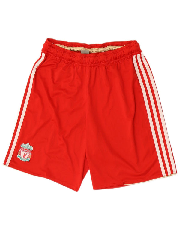 Adidas Mens Liverpool Sport Shorts Medium Red Polyester