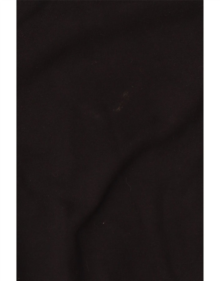 CANTERBURY Boys Hoodie Jumper 11-12 Years Black Cotton