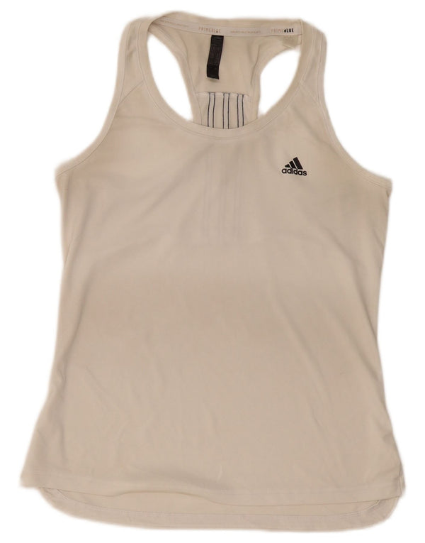 Adidas Womens Aeroready Vest Top UK 12/14 Medium White
