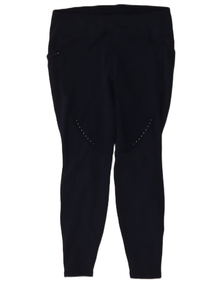 Lululemon Womens Leggings US 14 XL Navy Blue Polyester