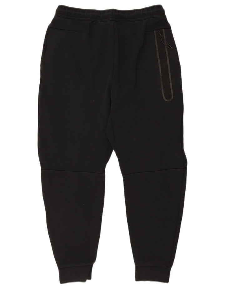 Nike Mens Tracksuit Trousers Joggers Medium Black Cotton