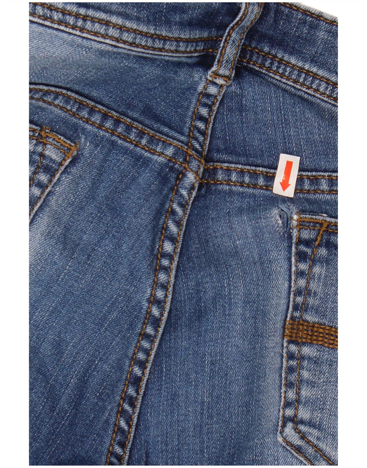 FAT FACE Womens Capri Jeans UK 14 Large W32 L23 Blue