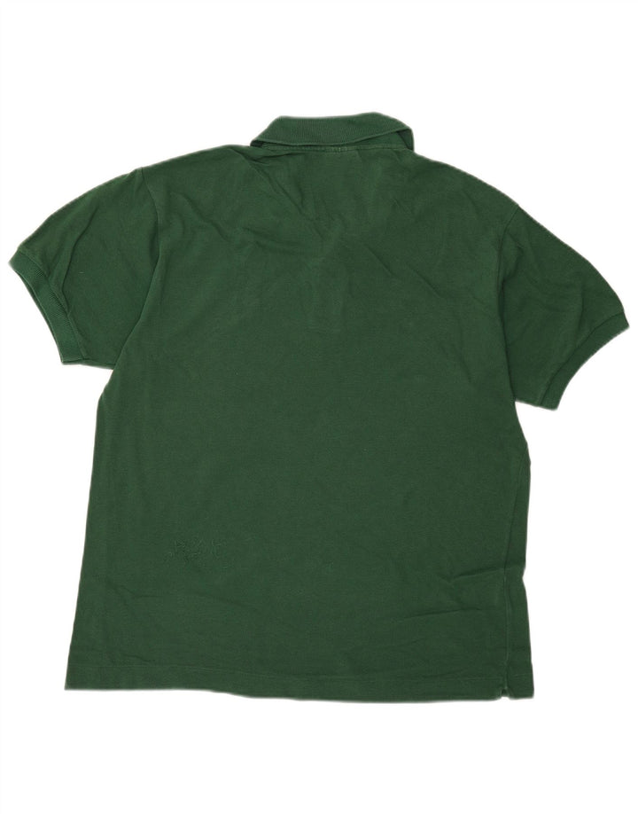 Lacoste Mens Polo Shirt Size 5 Large Green Cotton