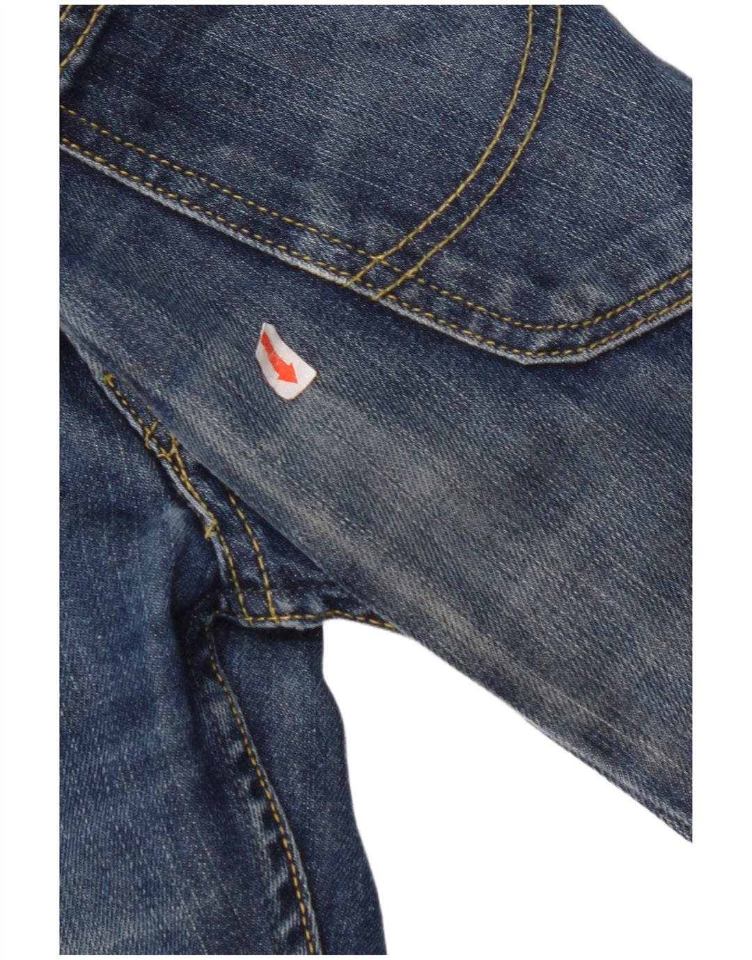 LEE Mens Knox Straight Jeans W32 L34 Navy Blue Cotton