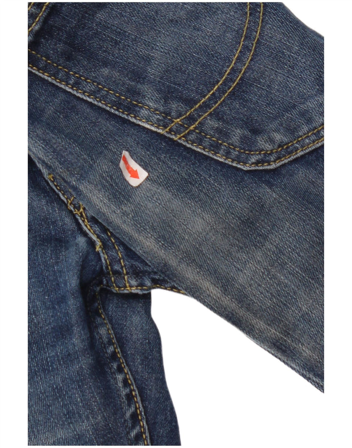 LEE Mens Knox Straight Jeans W32 L34 Navy Blue Cotton