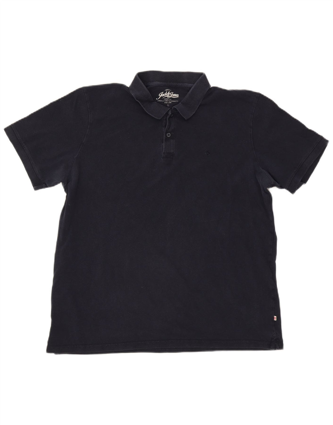 Jack & Jones Mens Polo Shirt XL Navy Blue