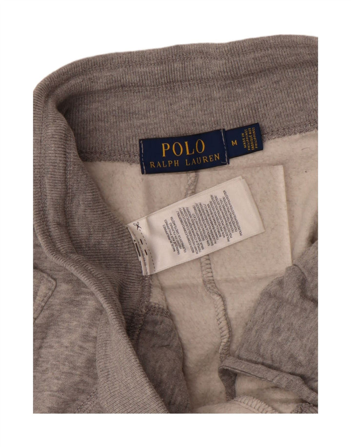 POLO RALPH LAUREN Mens Tracksuit Trousers Joggers Medium  Grey Flecked
