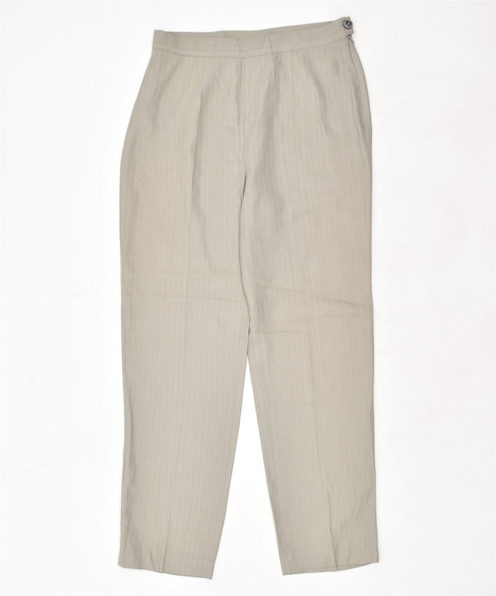 COCONUT Womens Pegged Casual Trousers IT 46 Large W32 L29 Beige Acrylic | Vintage | Thrift | Second-Hand | Used Clothing | Messina Hembry 