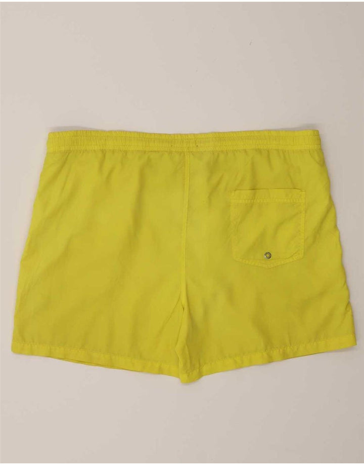 Zara Mens Swimming Shorts Large Yellow Polyester