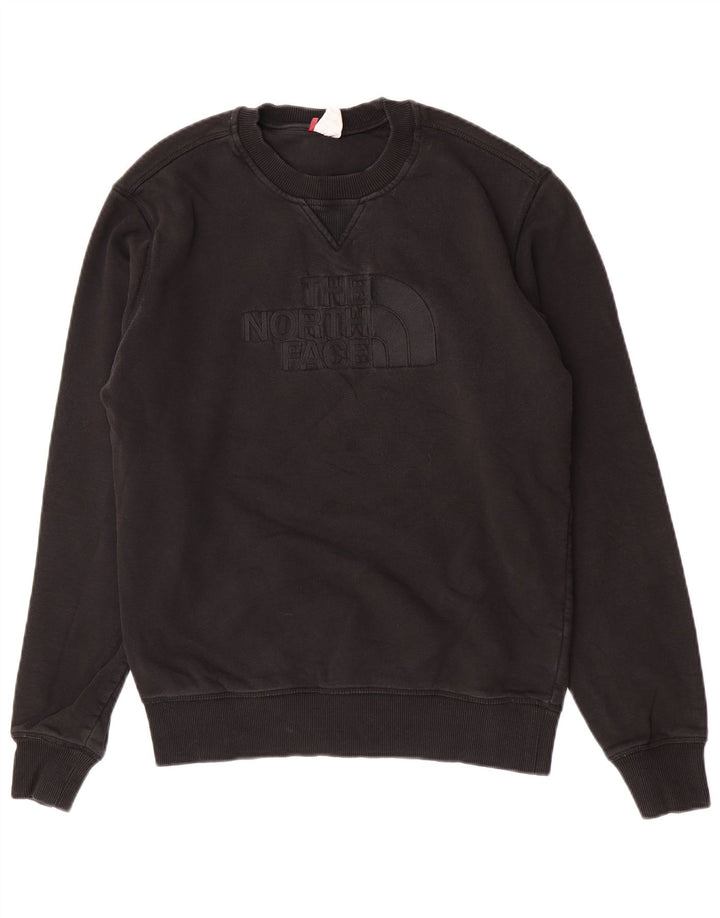The North Face Mens Graphic Sweatshirt Jumper Medium Black Cotton