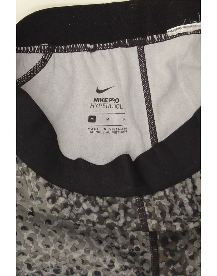 Nike Womens Capri Leggings UK 12 Medium  Grey Colourblock