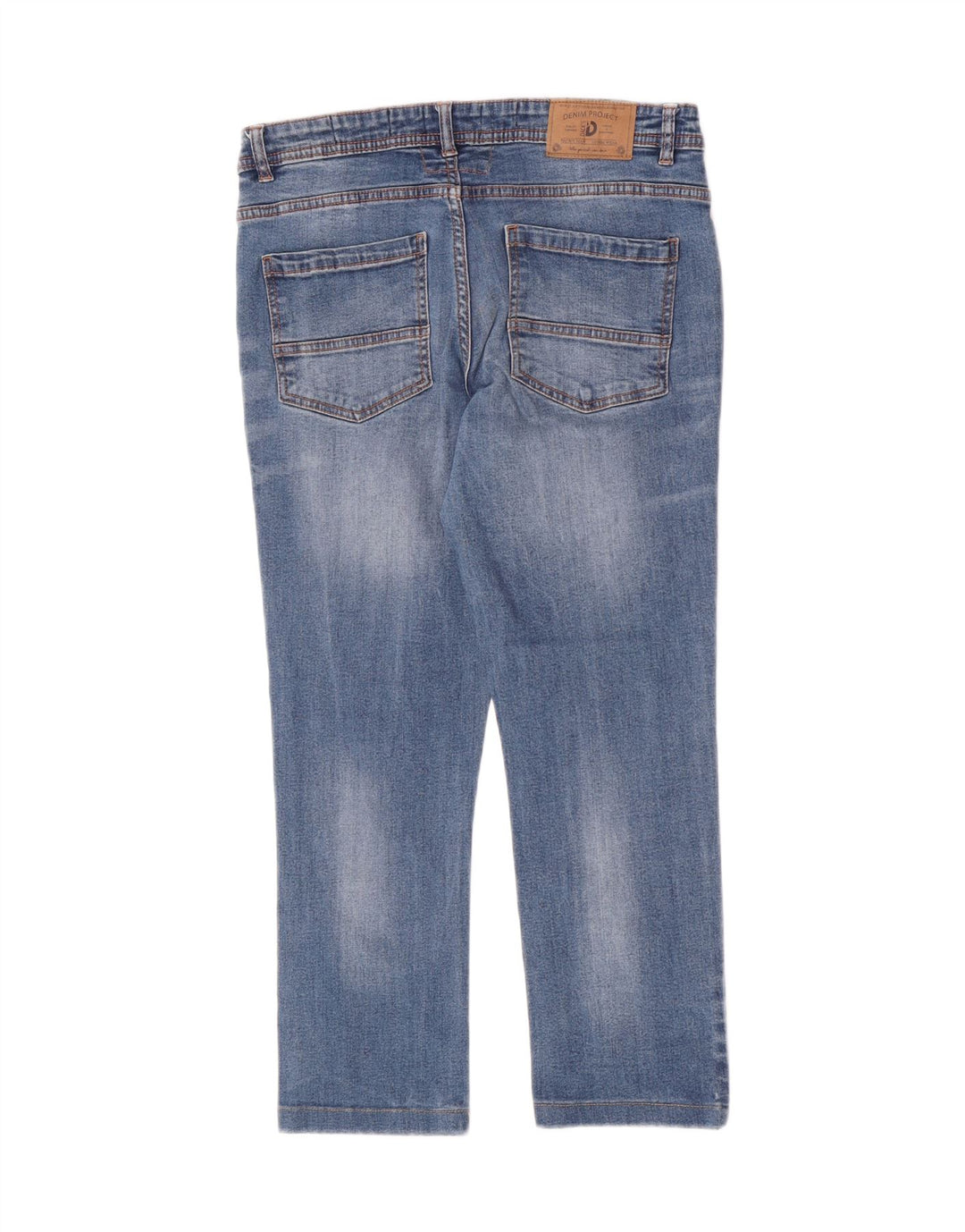 Dack's Womens Crop Slim Jeans IT 46 Large W30 L24 Blue Cotton