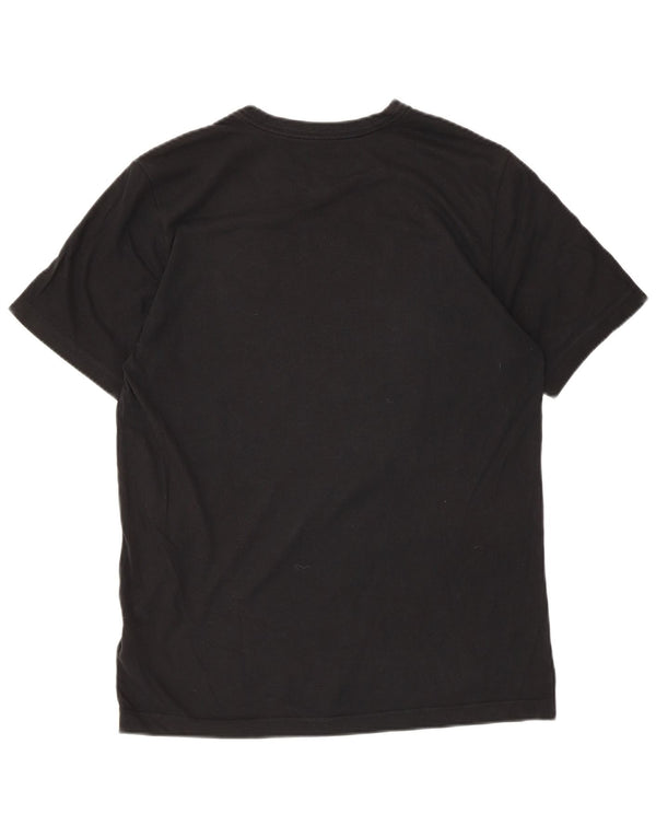 Nike Mens Dri Fit Graphic T-Shirt Top Medium Black Cotton