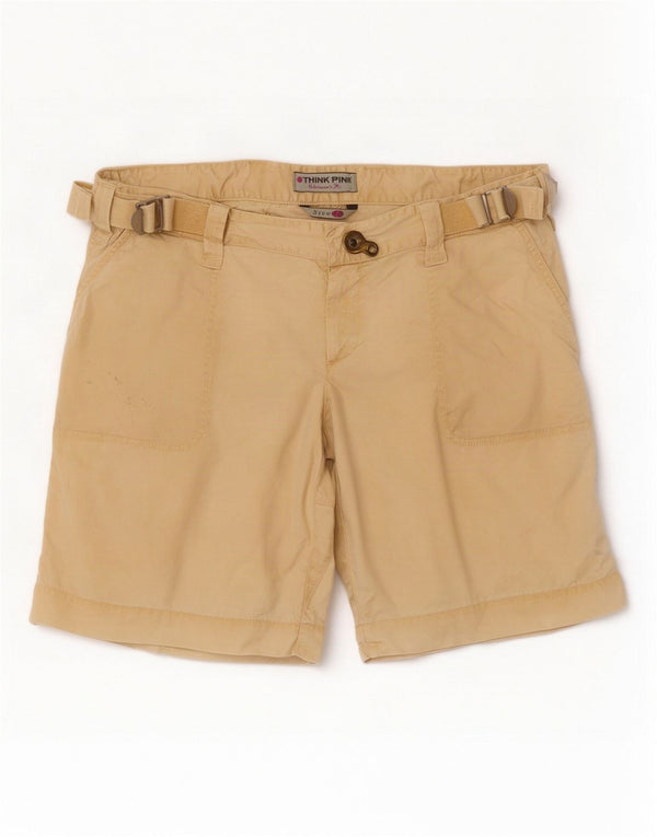 Think Pink Womens Cargo Shorts IT 48 XL W36 Beige