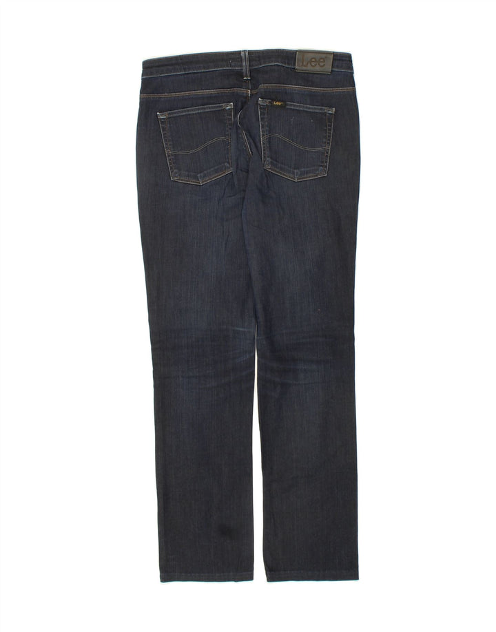 LEE Womens Straight Jeans W31 L30  Navy Blue Cotton Vintage Lee and Second-Hand Lee from Messina Hembry 