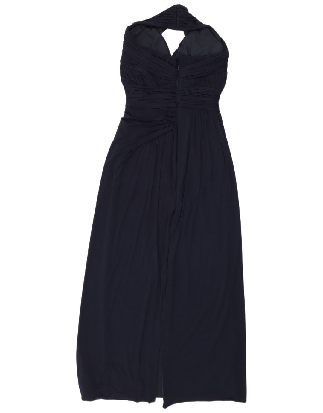 Coast Womens Maxi Halter Dress UK 12 Medium Navy Blue