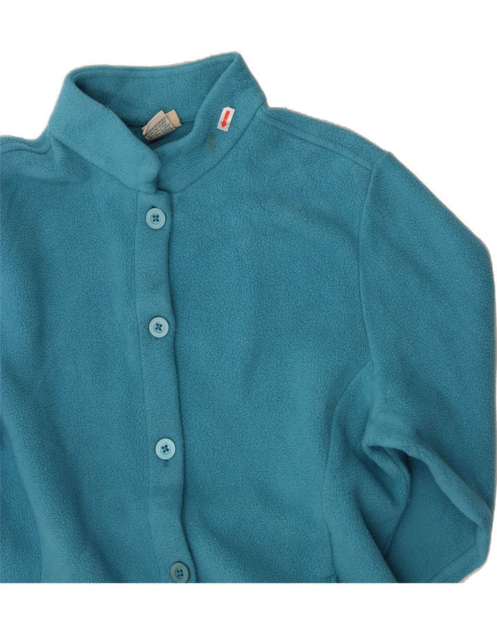 L.L.BEAN Womens Fleece Jacket UK 12 Medium Blue Polyester Vintage L.L.Bean and Second-Hand L.L.Bean from Messina Hembry 