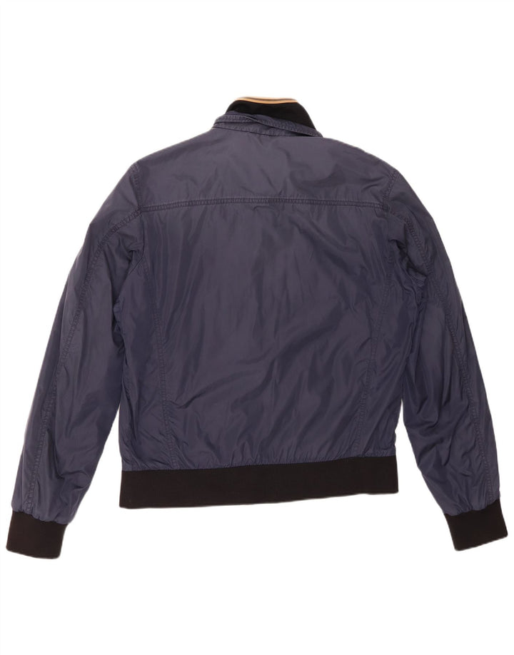 HOGAN Mens Bomber Jacket UK 42 XL Navy Blue