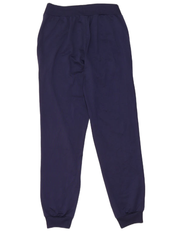 PUMA Boys Graphic Tracksuit Trousers Joggers 13-14 Years Navy Blue