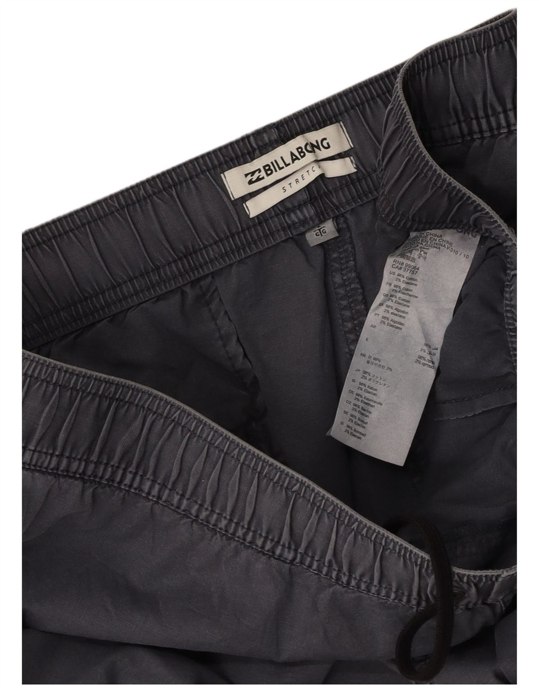 BILLABONG Mens Casual Shorts Large W34  Navy Blue Cotton